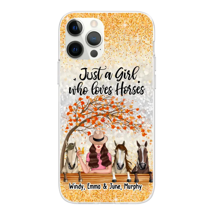 Personalized Phone Case, Life Is Better With Horses - Gift For Fall And Horse Lovers