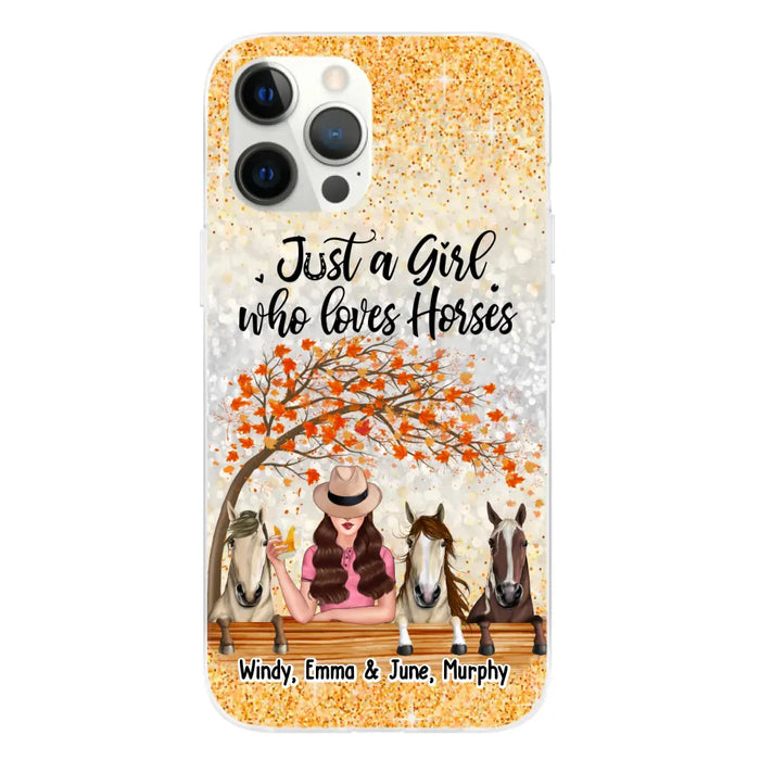 Personalized Phone Case, Life Is Better With Horses - Gift For Fall And Horse Lovers