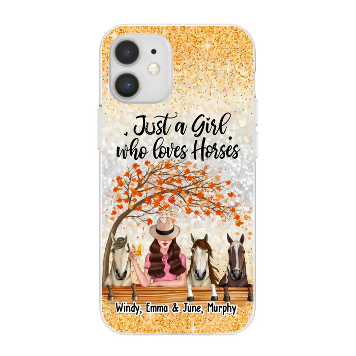 Personalized Phone Case, Life Is Better With Horses - Gift For Fall And Horse Lovers