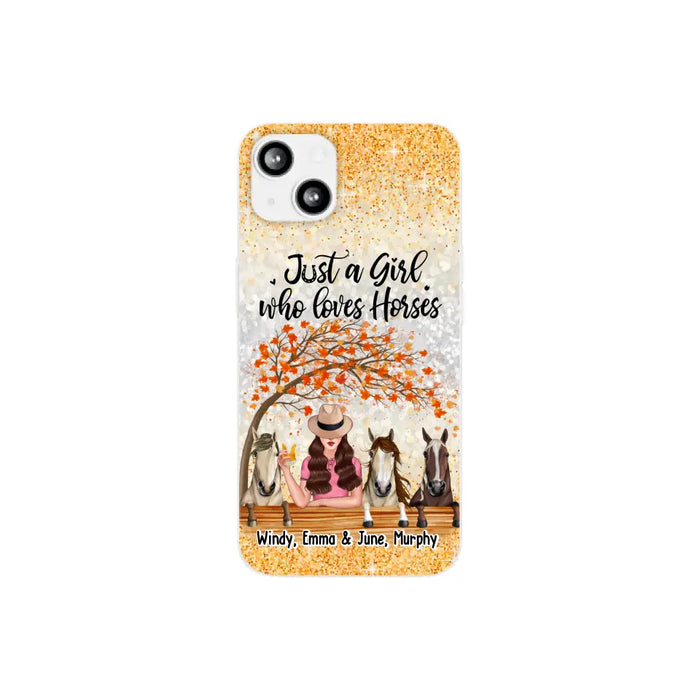 Personalized Phone Case, Life Is Better With Horses - Gift For Fall And Horse Lovers