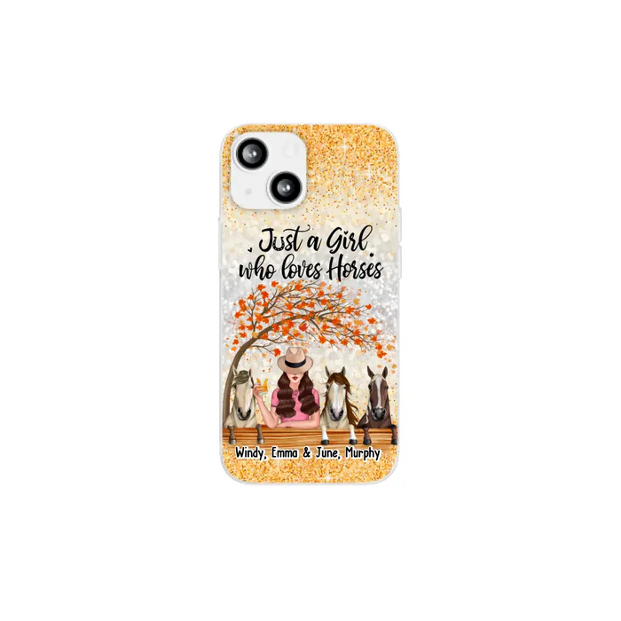 Personalized Phone Case, Life Is Better With Horses - Gift For Fall And Horse Lovers