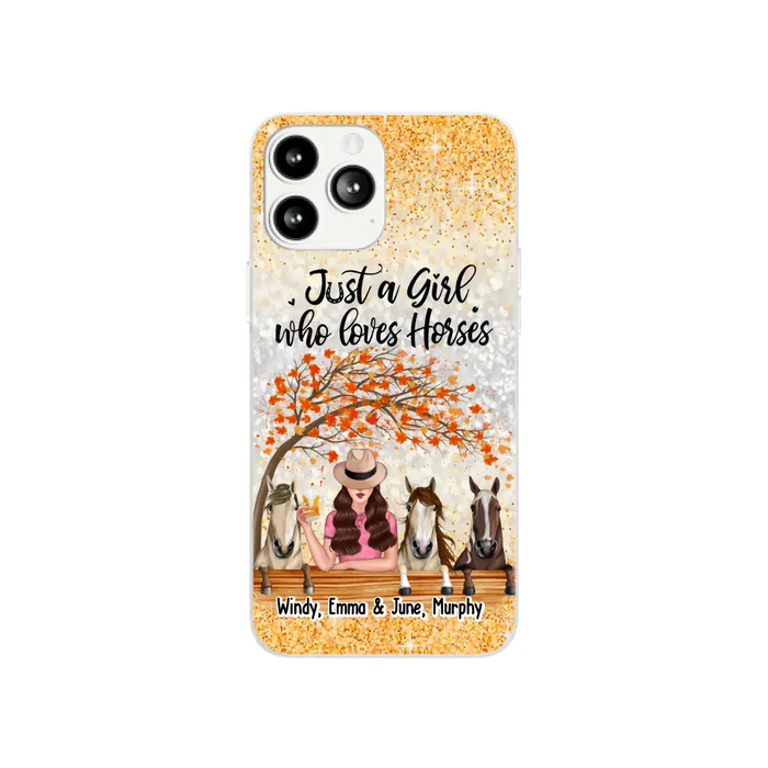 Personalized Phone Case, Life Is Better With Horses - Gift For Fall And Horse Lovers