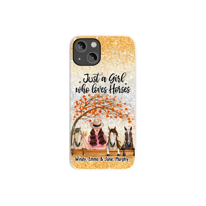 Personalized Phone Case, Life Is Better With Horses - Gift For Fall And Horse Lovers