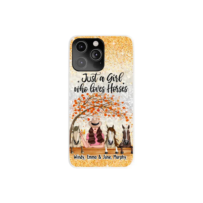 Personalized Phone Case, Life Is Better With Horses - Gift For Fall And Horse Lovers