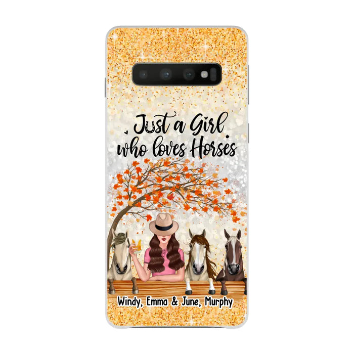 Personalized Phone Case, Life Is Better With Horses - Gift For Fall And Horse Lovers