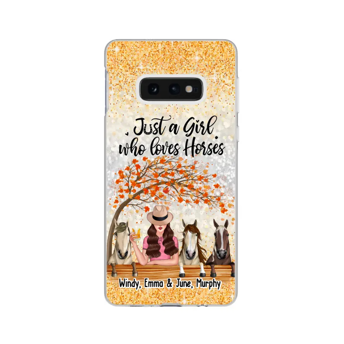 Personalized Phone Case, Life Is Better With Horses - Gift For Fall And Horse Lovers