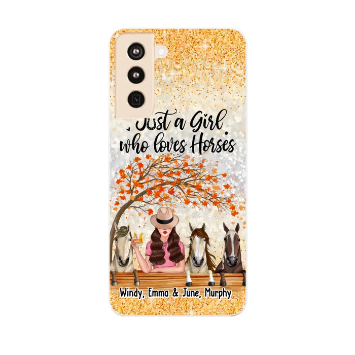 Personalized Phone Case, Life Is Better With Horses - Gift For Fall And Horse Lovers