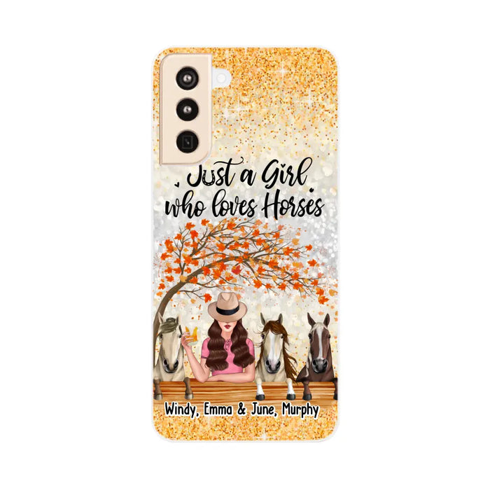 Personalized Phone Case, Life Is Better With Horses - Gift For Fall And Horse Lovers