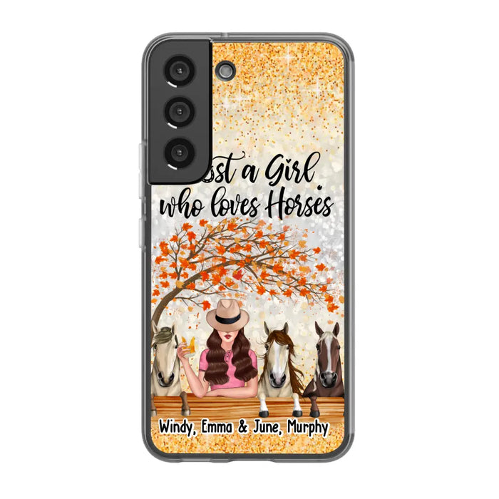 Personalized Phone Case, Life Is Better With Horses - Gift For Fall And Horse Lovers