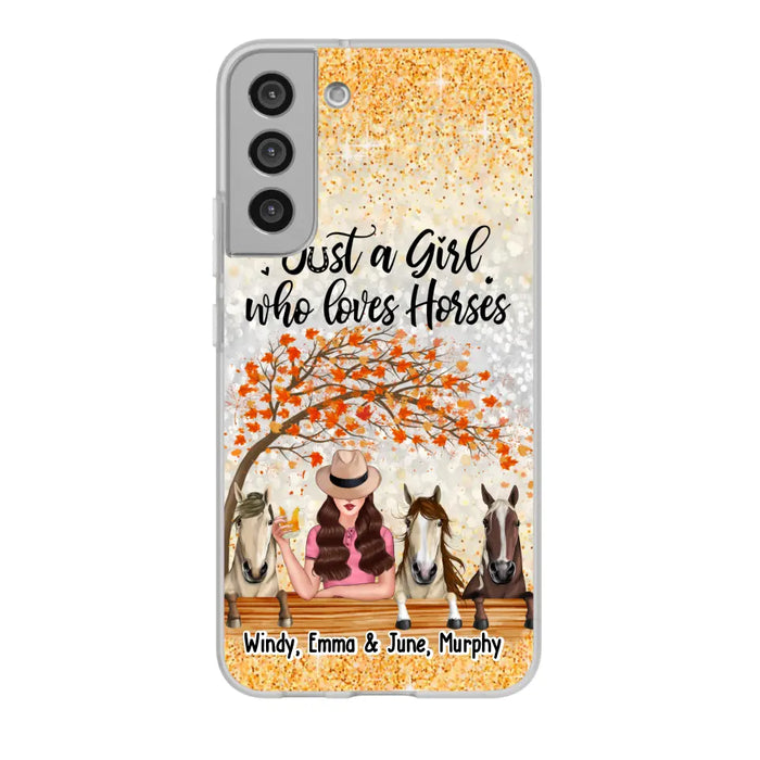 Personalized Phone Case, Life Is Better With Horses - Gift For Fall And Horse Lovers