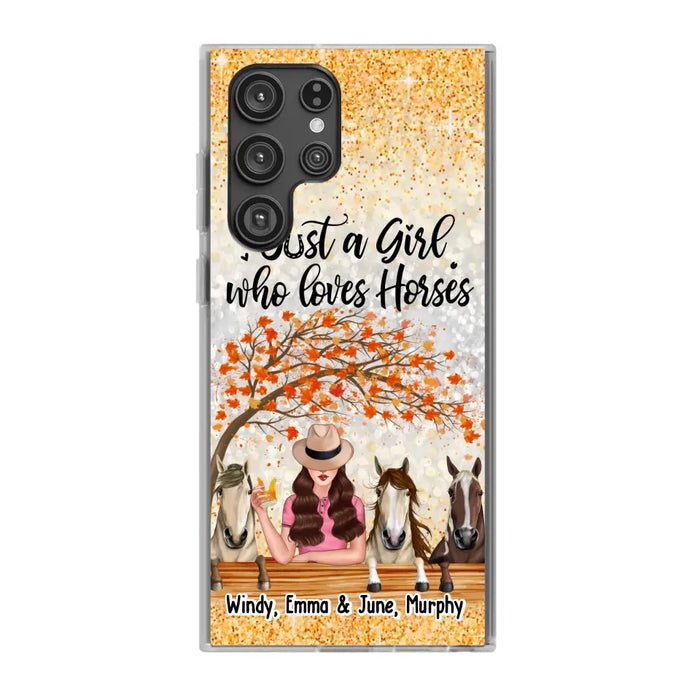 Personalized Phone Case, Life Is Better With Horses - Gift For Fall And Horse Lovers