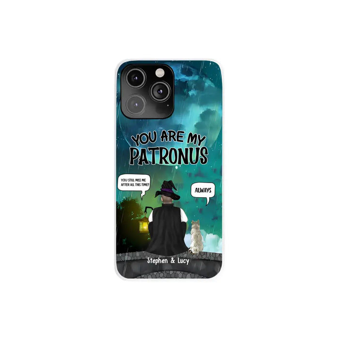 You Are My Patronus - Personalized Gifts Custom Halloween Phone Case For Witches, Dog Cat Lovers