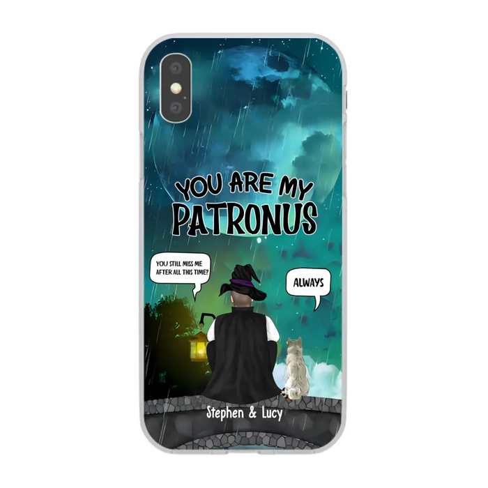 You Are My Patronus - Personalized Gifts Custom Halloween Phone Case For Witches, Dog Cat Lovers