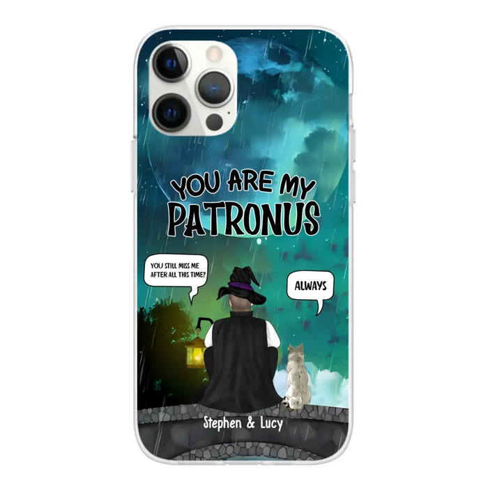 You Are My Patronus - Personalized Gifts Custom Halloween Phone Case For Witches, Dog Cat Lovers