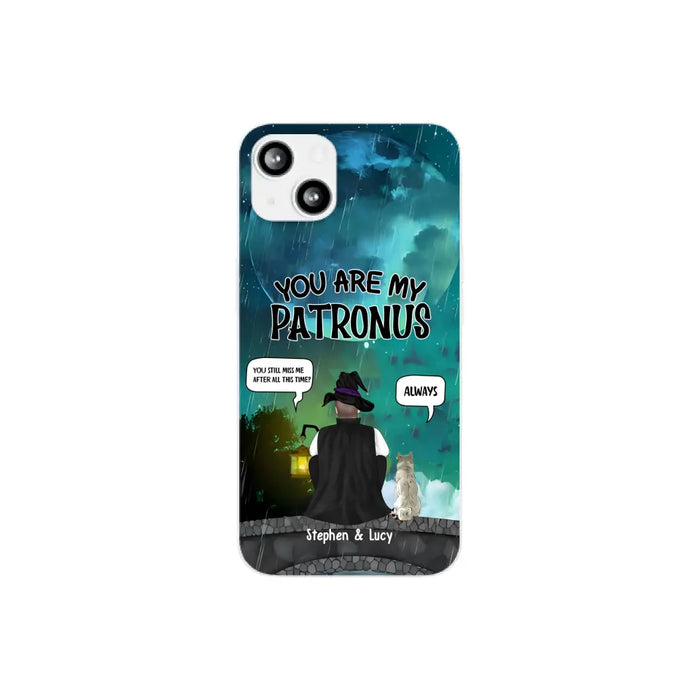 You Are My Patronus - Personalized Gifts Custom Halloween Phone Case For Witches, Dog Cat Lovers