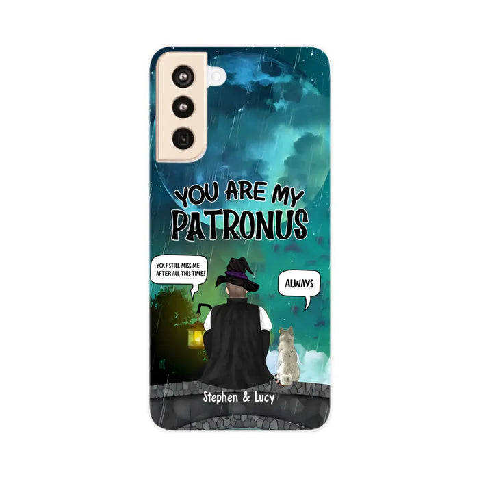 You Are My Patronus - Personalized Gifts Custom Halloween Phone Case For Witches, Dog Cat Lovers