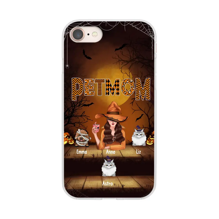 Pets Mom - Personalized Gifts for Halloween Phone Case for Witches, For Dog Cat Lovers