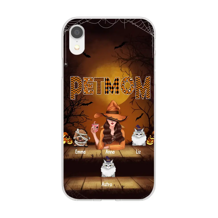 Pets Mom - Personalized Gifts for Halloween Phone Case for Witches, For Dog Cat Lovers