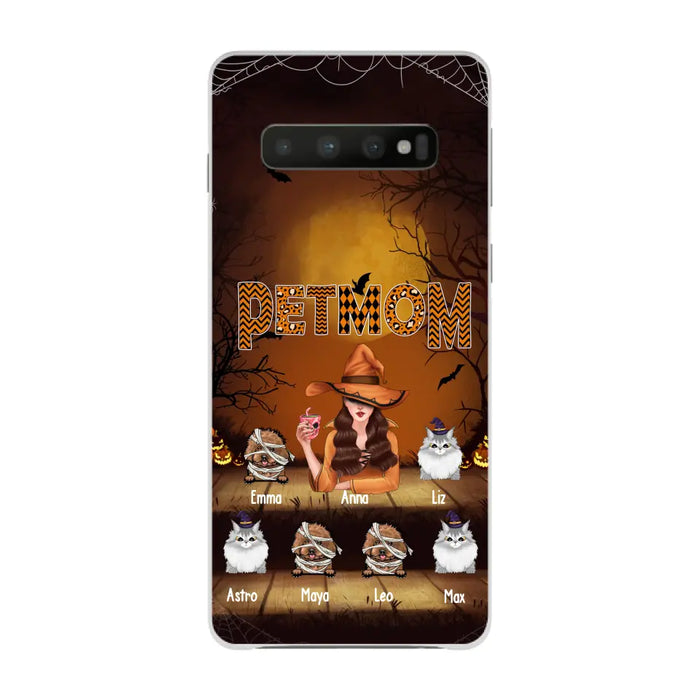 Pets Mom - Personalized Gifts for Halloween Phone Case for Witches, For Dog Cat Lovers