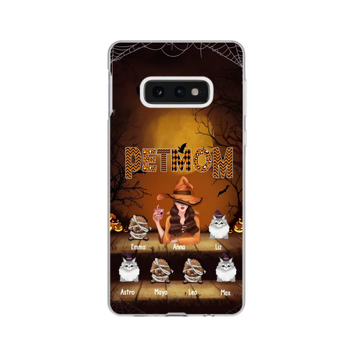 Pets Mom - Personalized Gifts for Halloween Phone Case for Witches, For Dog Cat Lovers