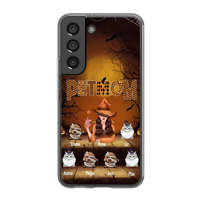 Pets Mom - Personalized Gifts for Halloween Phone Case for Witches, For Dog Cat Lovers