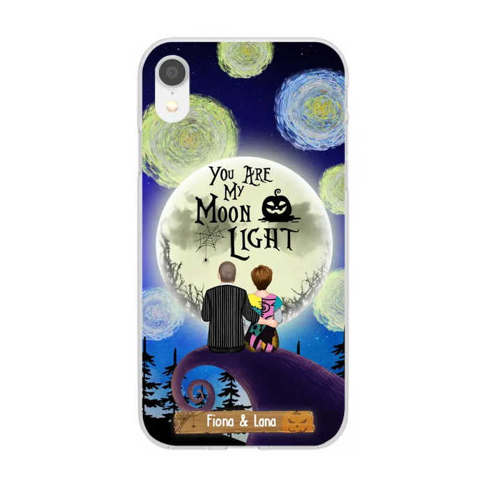 You Are My Moon Light - Personalized Halloween Gifts Custom Phone Case For Couples