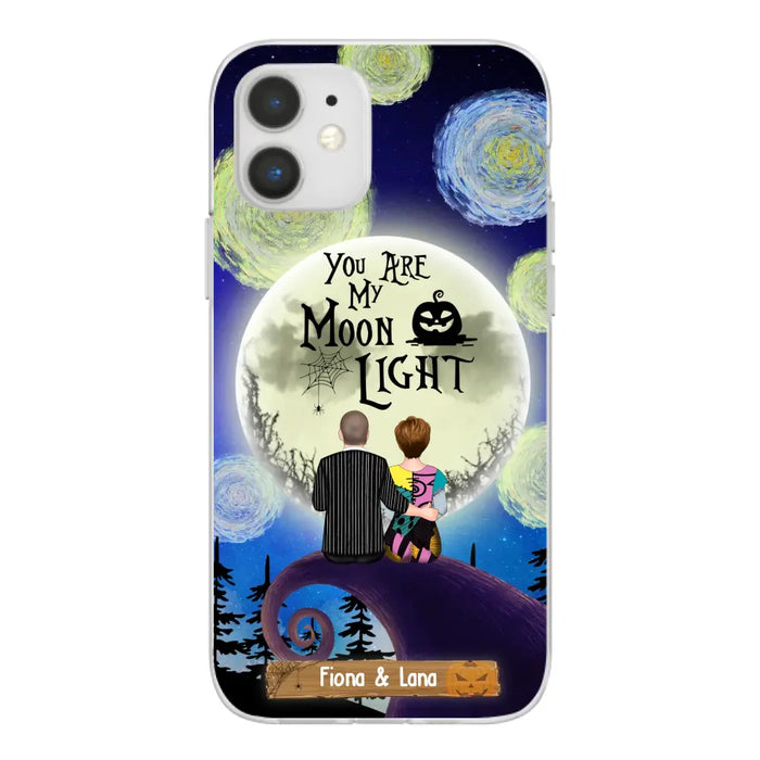 You Are My Moon Light - Personalized Halloween Gifts Custom Phone Case For Couples