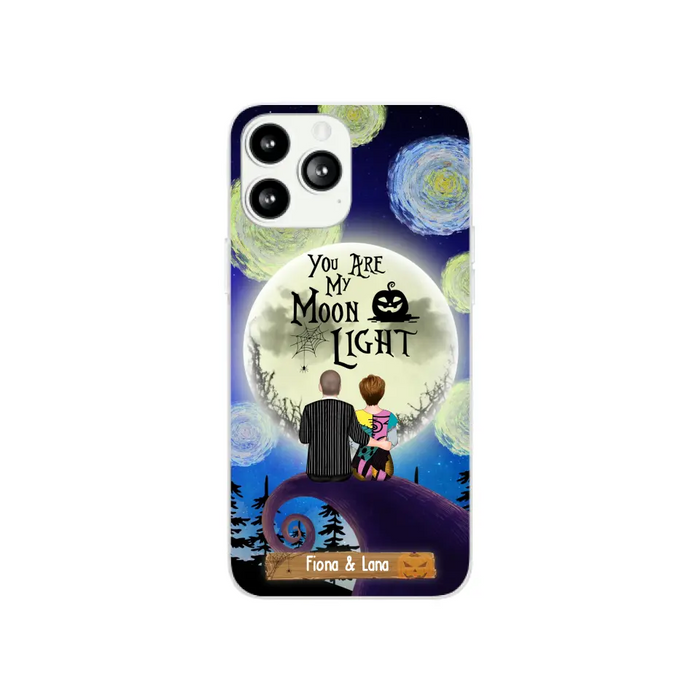 You Are My Moon Light - Personalized Halloween Gifts Custom Phone Case For Couples