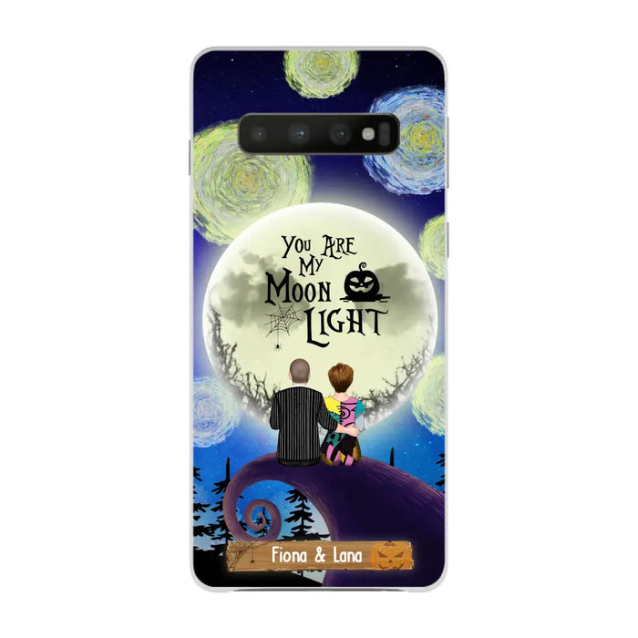 You Are My Moon Light - Personalized Halloween Gifts Custom Phone Case For Couples