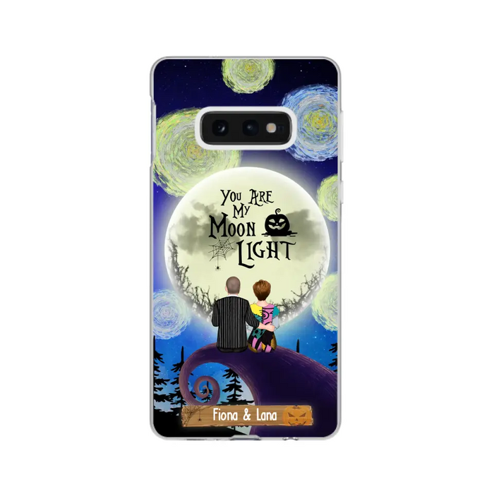 You Are My Moon Light - Personalized Halloween Gifts Custom Phone Case For Couples