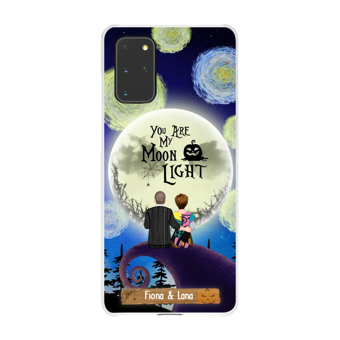 You Are My Moon Light - Personalized Halloween Gifts Custom Phone Case For Couples