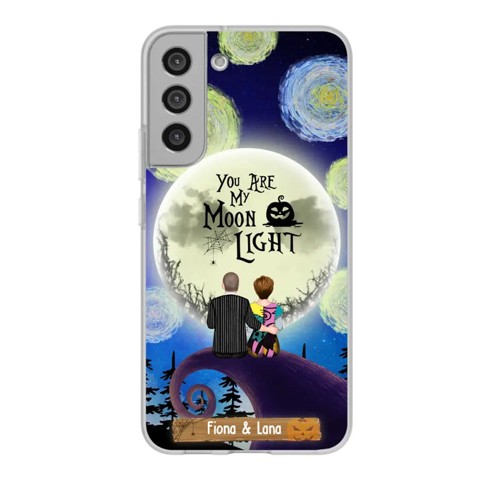 You Are My Moon Light - Personalized Halloween Gifts Custom Phone Case For Couples