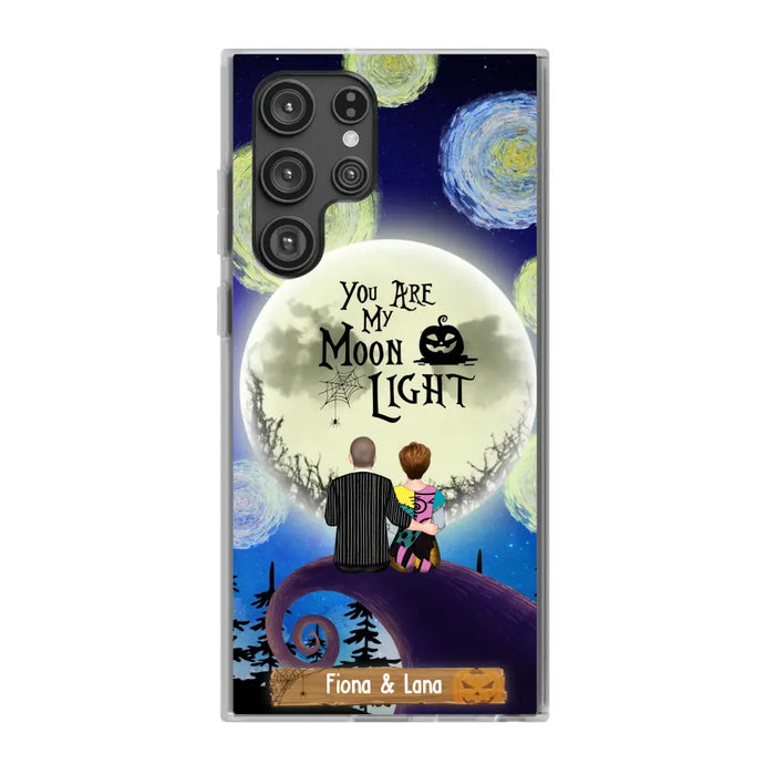 You Are My Moon Light - Personalized Halloween Gifts Custom Phone Case For Couples