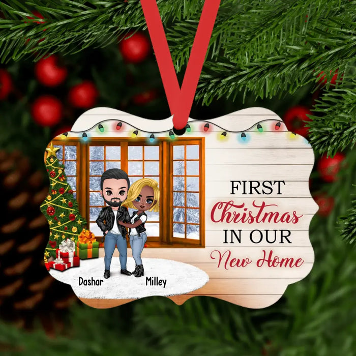 Our First Christmas Married - Personalized Christmas Gifts Custom Ornament for Couples, Christmas Ornament