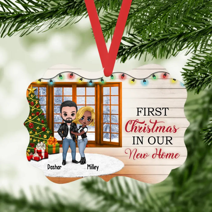 Our First Christmas Married - Personalized Christmas Gifts Custom Ornament for Couples, Christmas Ornament