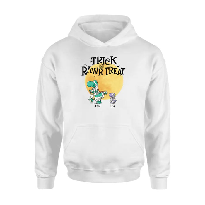 Personalized Shirt, Trick Rawr Treat, Gifts For Halloween Family