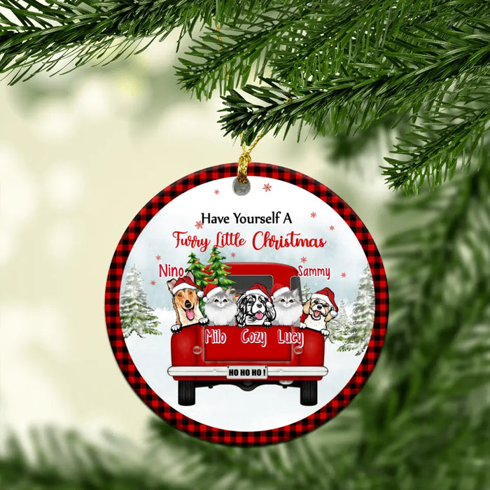 Have Yourself A Furry Little Christmas - Personalized Ornament For Dog Lovers, Christmas Gifts