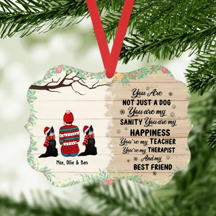 You Are Not Just a Dog - Personalized Christmas Gifts Custom Dog Lovers Ornament for Dog Mom, Dog Lovers