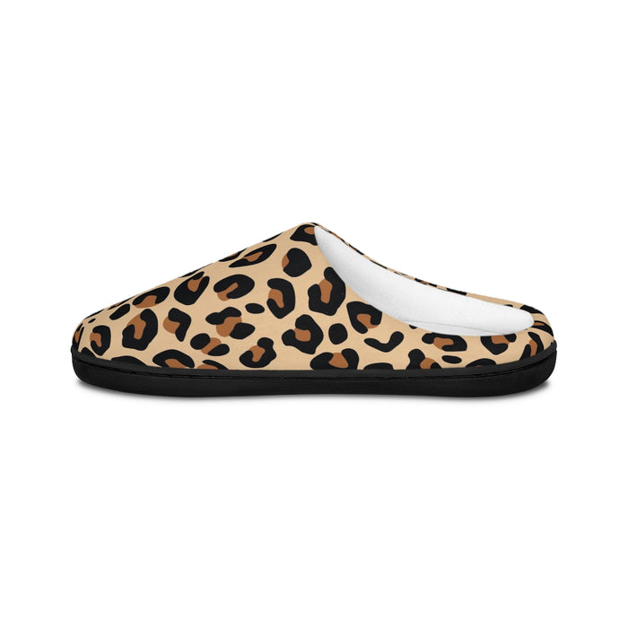 Brown Leopard Print Slippers for Women