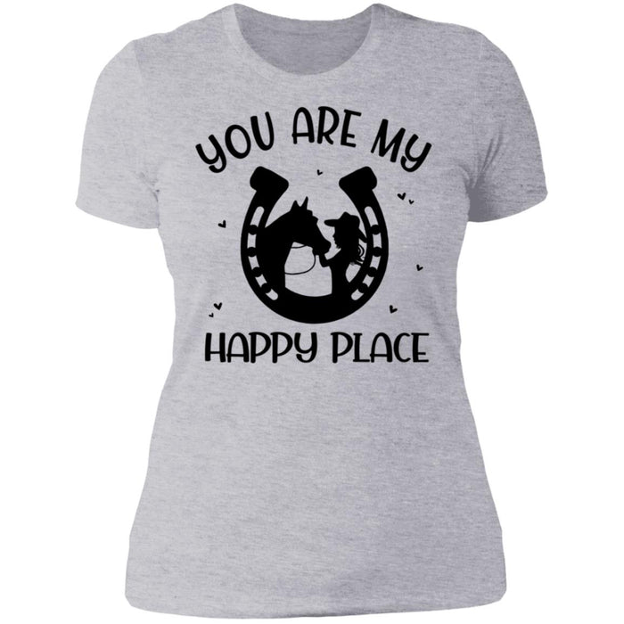 You Are My Happy Place Horse Lovers Shirt