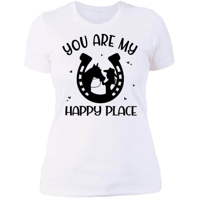 You Are My Happy Place Horse Lovers Shirt