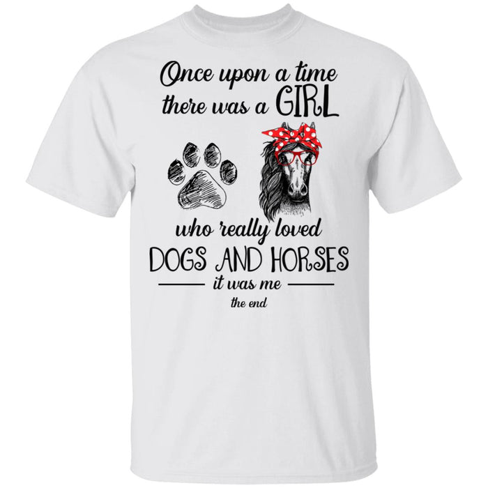 Once Upon A Time Dogs and Horses Lovers Shirt