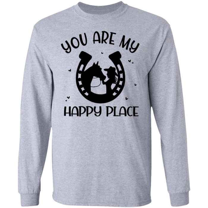 You Are My Happy Place Horse Lovers Shirt