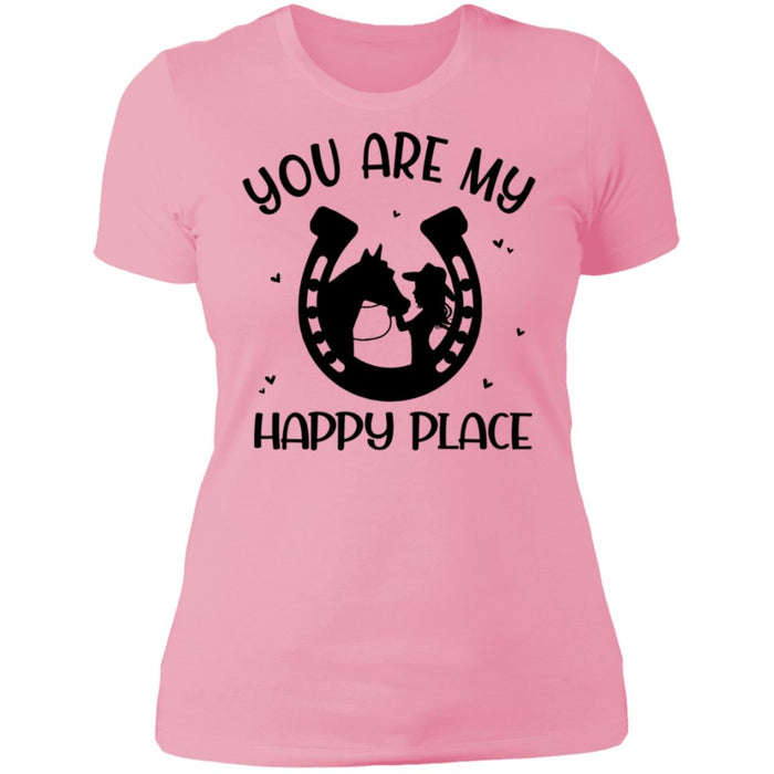 You Are My Happy Place Horse Lovers Shirt