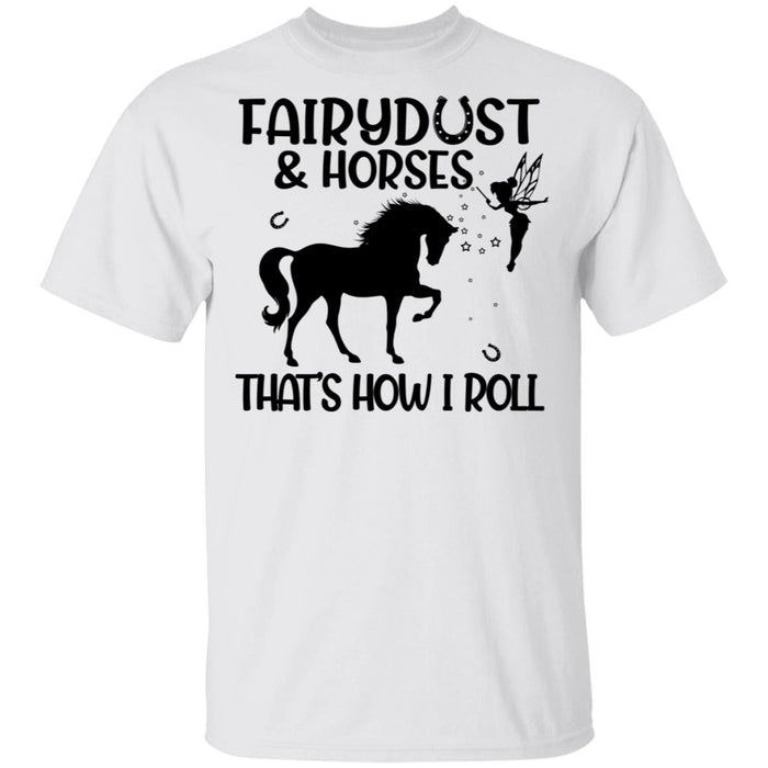 Unisex T Shirt, Fairydust and Horses