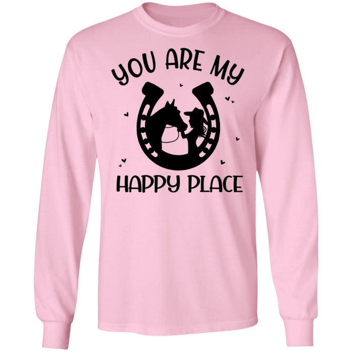 You Are My Happy Place Horse Lovers Shirt