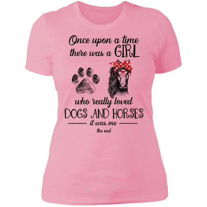 Once Upon A Time Dogs and Horses Lovers Shirt