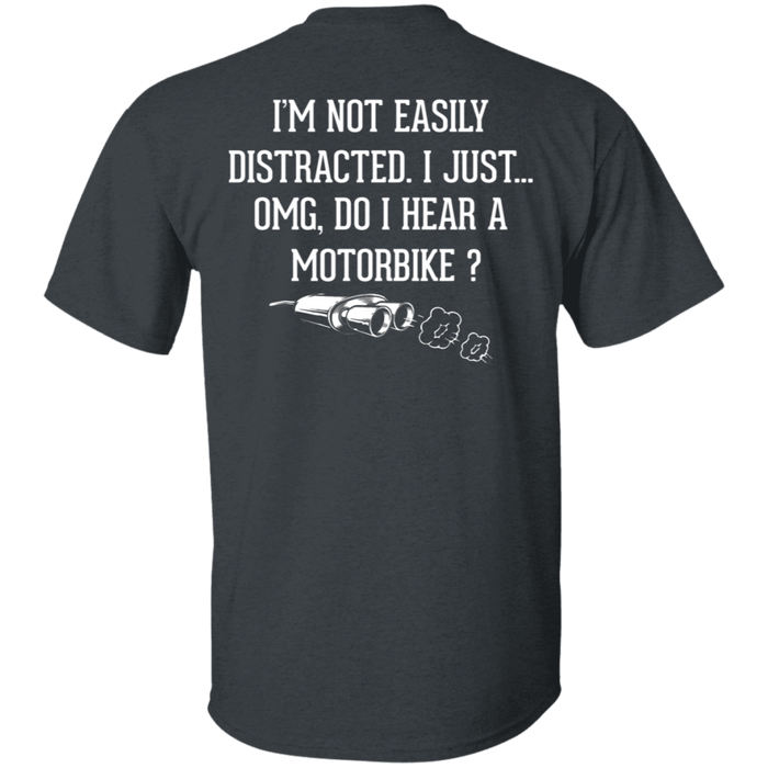 Not Easily Distracted Biker Motorcycle Shirt