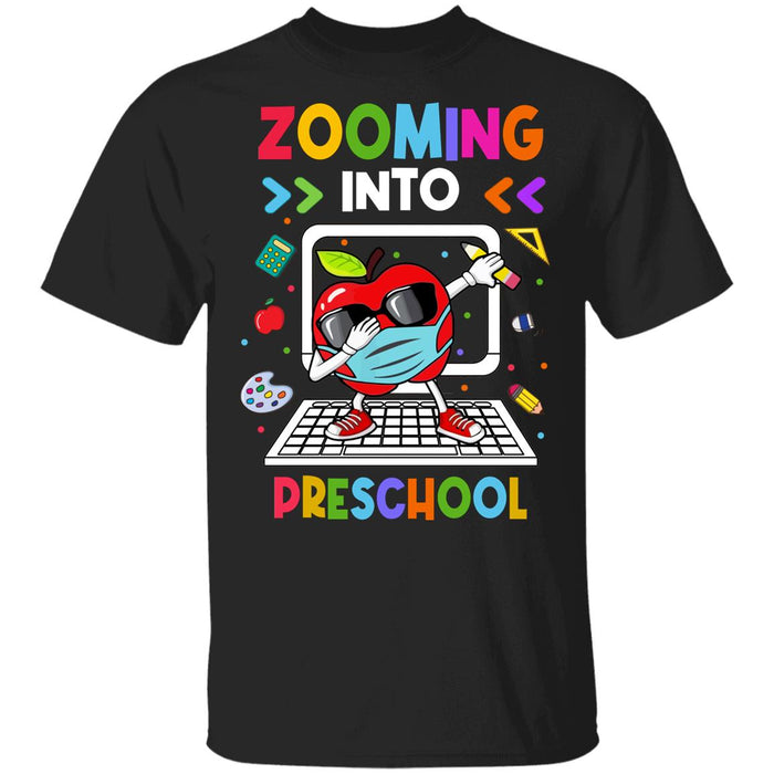 Back to School Quarantine Zooming Into PRESCHOOL Youth T-Shirt