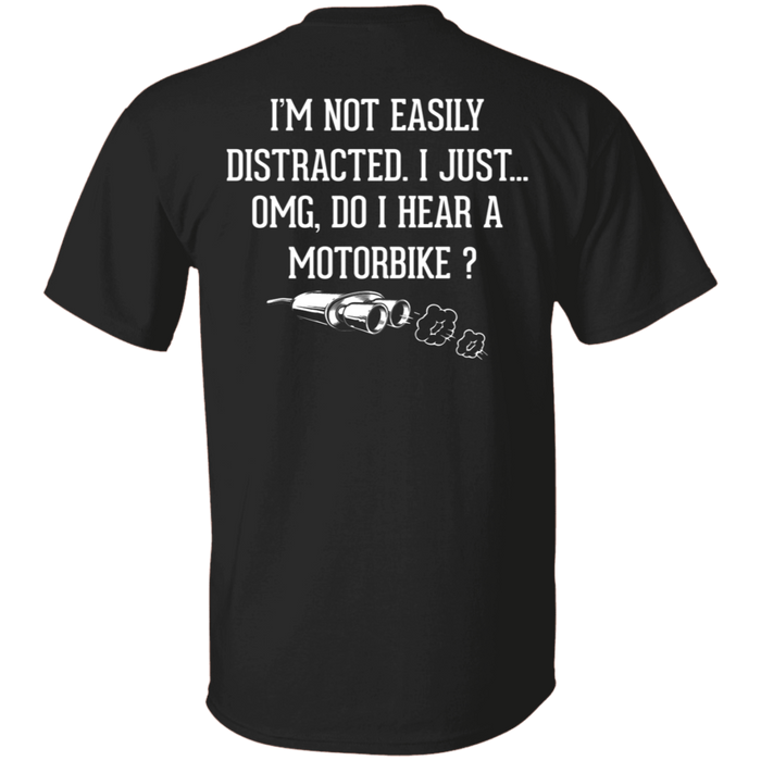 Not Easily Distracted Biker Motorcycle Shirt